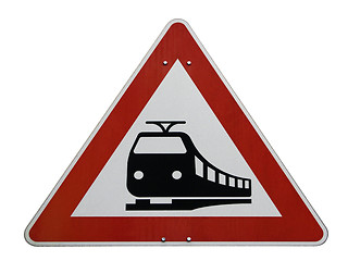 Image showing Railroad sign