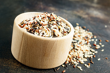 Image showing raw rice