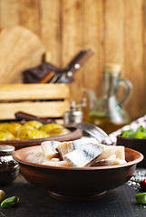 Image showing salted herring