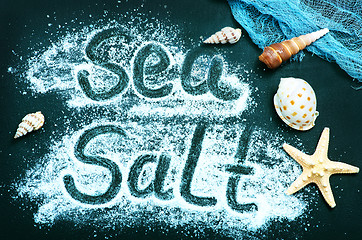 Image showing sea salt