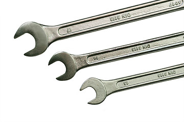 Image showing Three spanner