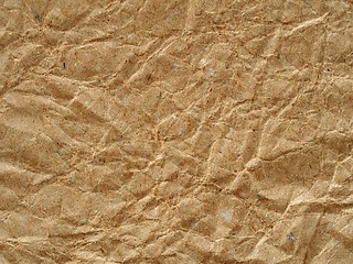 Image showing Crumpled paper texture