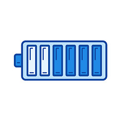 Image showing Full battery line icon.