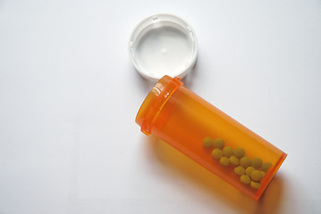 Image showing Open Pill Bottle