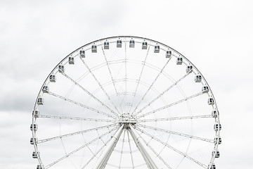 Image showing White observation wheel