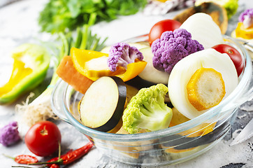 Image showing raw vegetables