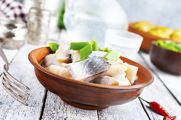 Image showing herring with potato