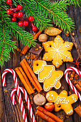 Image showing christmas cookies