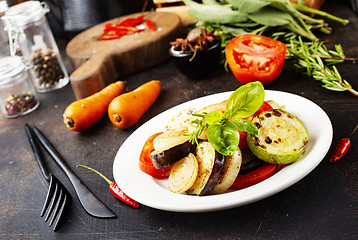 Image showing baked vegetables