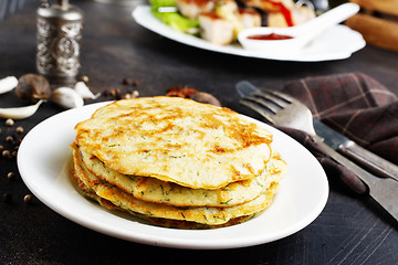 Image showing vagetable pancakes