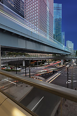 Image showing Modern architecture. Elevated Highways and skyscrapers in Tokyo.