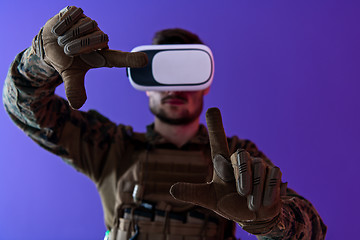 Image showing soldier virtual reality