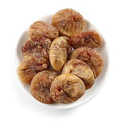 Image showing bowl of dried figs