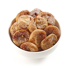 Image showing bowl of dried figs