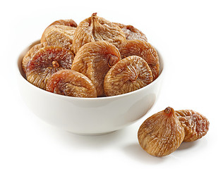 Image showing bowl of dried figs