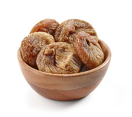 Image showing bowl of dried figs