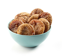 Image showing bowl of dried figs