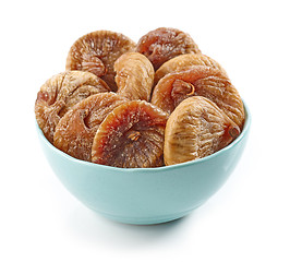 Image showing bowl of dried figs