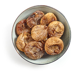 Image showing bowl of dried figs