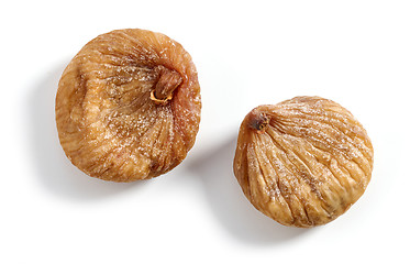 Image showing two dried figs