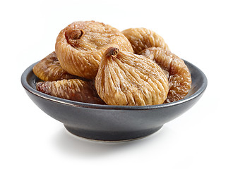 Image showing bowl of dried figs