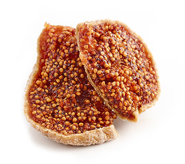 Image showing dried fig macro