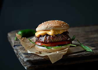 Image showing fresh tasty burger