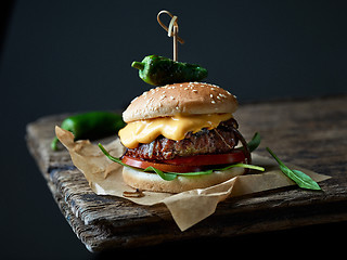 Image showing fresh tasty burger