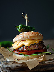 Image showing fresh tasty burger