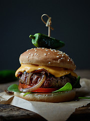 Image showing fresh tasty burger