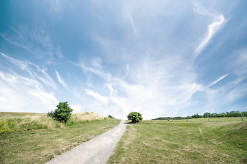 Image showing Trail in a beautiful landscape