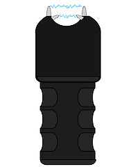 Image showing Vector illustration of the subject of protection stun gun