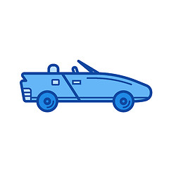 Image showing Cabriolet line icon.