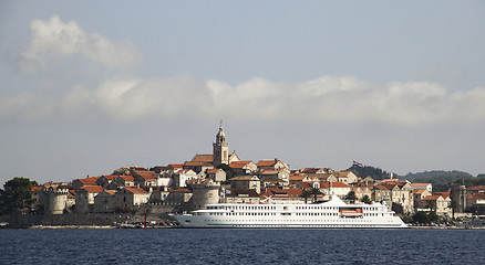 Image showing Ancient Korcula town in Croatia