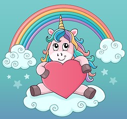 Image showing Valentine unicorn theme image 5