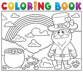 Image showing Coloring book St Patricks Day theme 3