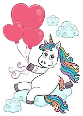 Image showing Unicorn with balloons topic image 3