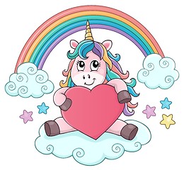 Image showing Valentine unicorn theme image 3