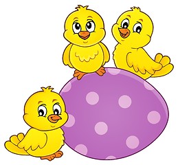 Image showing Cute chickens topic image 6