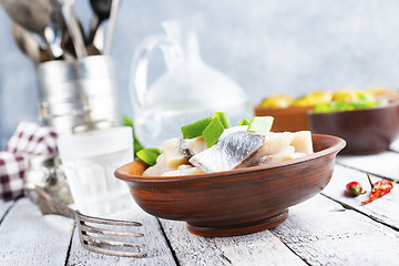 Image showing herring with potato