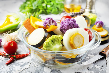 Image showing raw vegetables