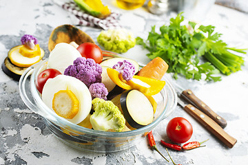 Image showing raw vegetables