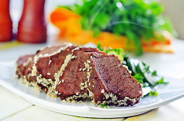 Image showing beef steak