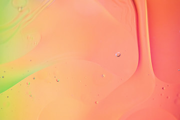 Image showing Rainbow abstract defocused background picture made with oil, water and soap