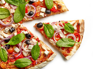 Image showing freshly baked pizza