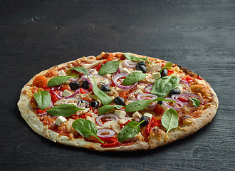 Image showing freshly baked pizza