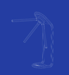 Image showing 3D design of turnstile
