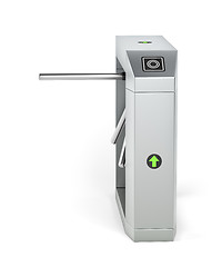 Image showing Automatic turnstile