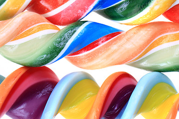 Image showing color lolly pops isolated