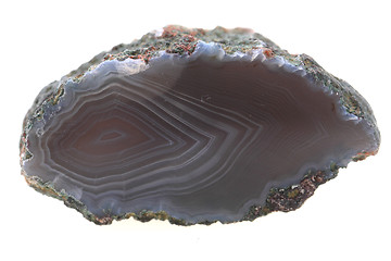 Image showing natural agate isolated